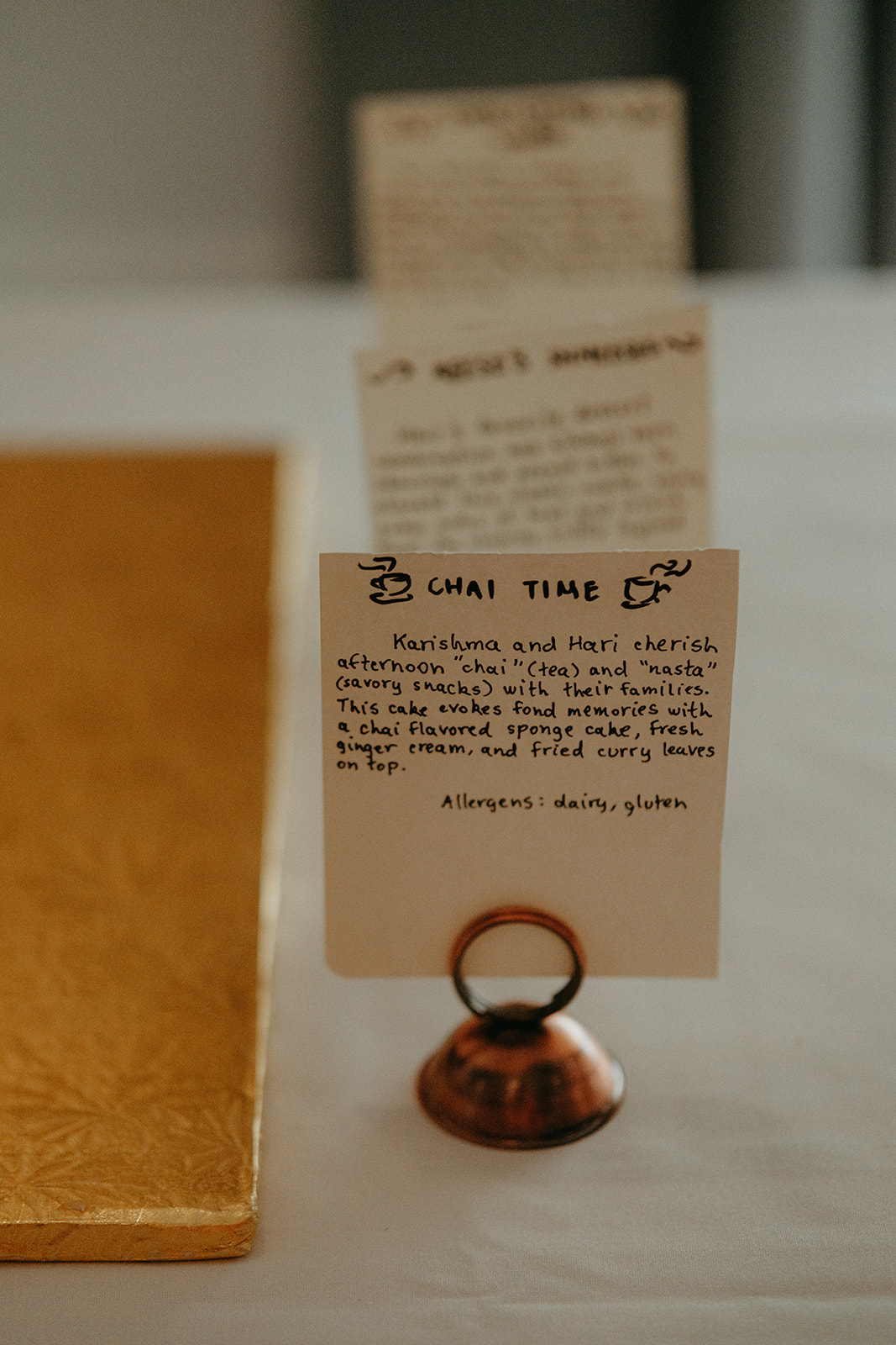 Hari Karishma cake card