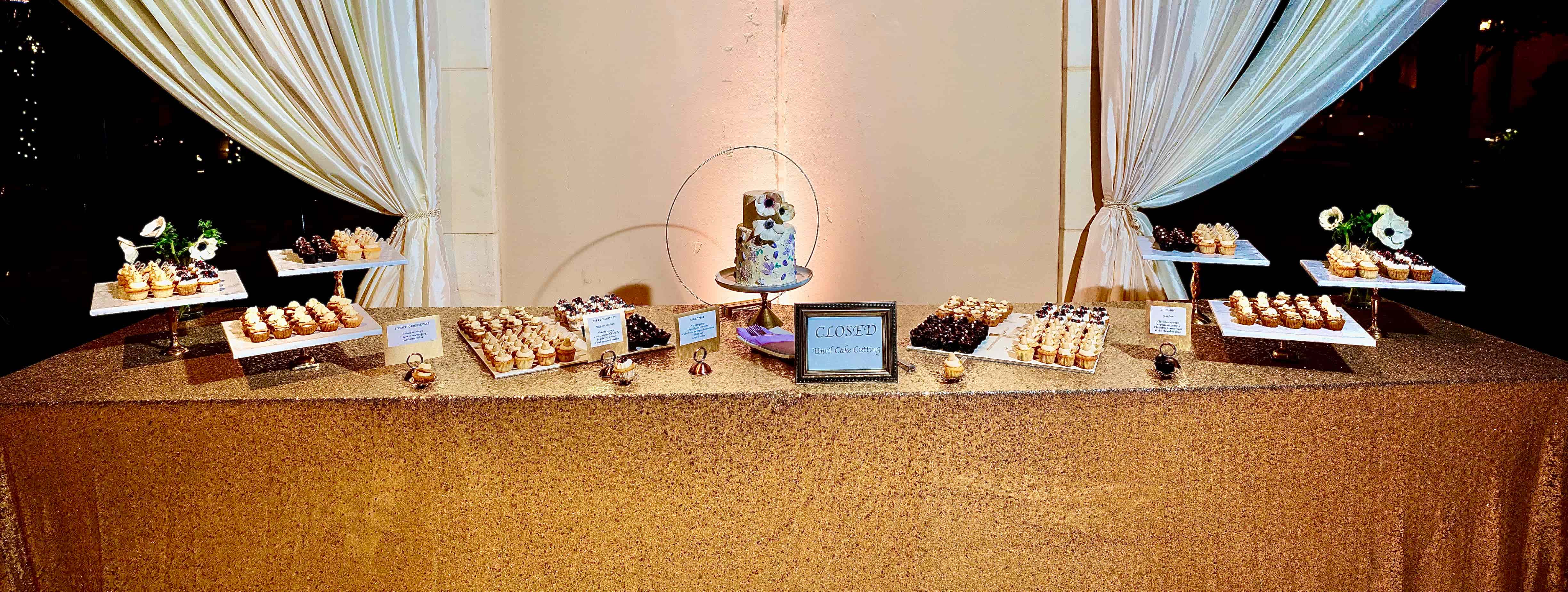 Wedding dessert spread